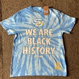 New Southern University Medium Shirt HBCU Mitchell & Ness Tie Dye Black History